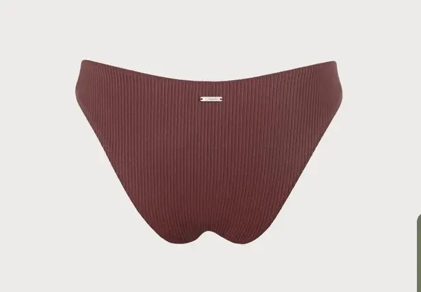 Berlook Coffee Twist Backless Bikini Top and BOTTOM 12 Brown