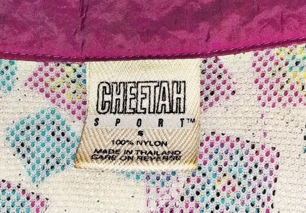 Vintage Windbreaker Jacket by Cheetah Sport Size S