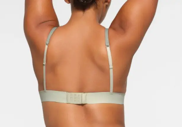 SKIMS Cotton Rib Plunge Bralette M