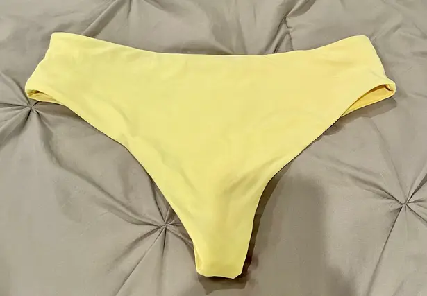 Zaful Yellow Thong Bikini Swim Suit Bottom