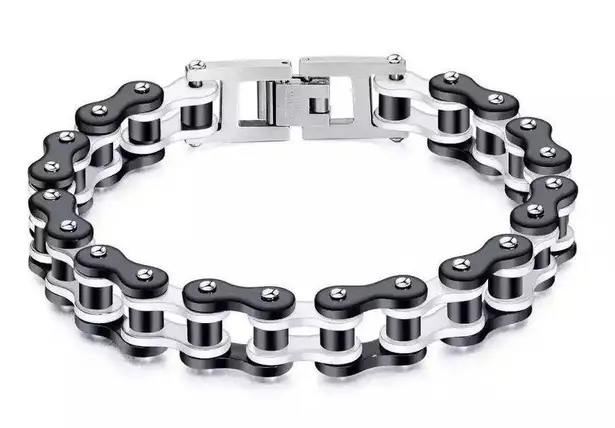 Luxury Stainless Steel Bicycle Chain Bracelet