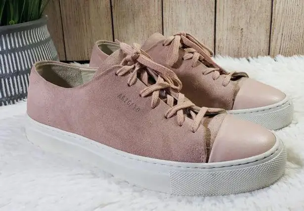 AXEL ARIGATO Women's Size 6.5 Pink Suede Designer, Casual, Lace