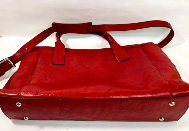 wilson's leather Pelle Studio Wilson’s Leather Red Leather Briefcase Vintage