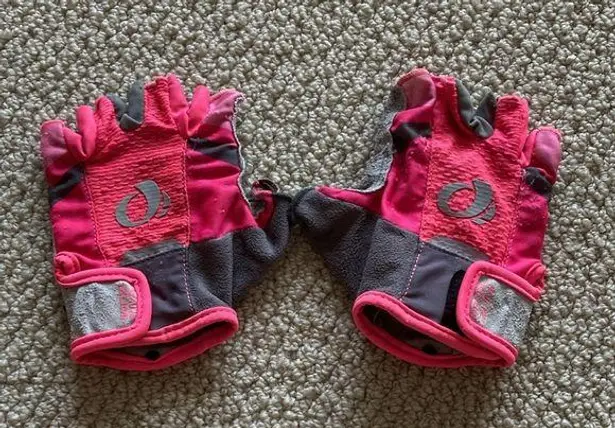 Pearl Izumi Hot Pink Cycling Short Fingered Gloves Women’s Size Medium Padded