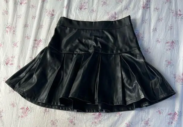 Full Tilt  faux leather skirt