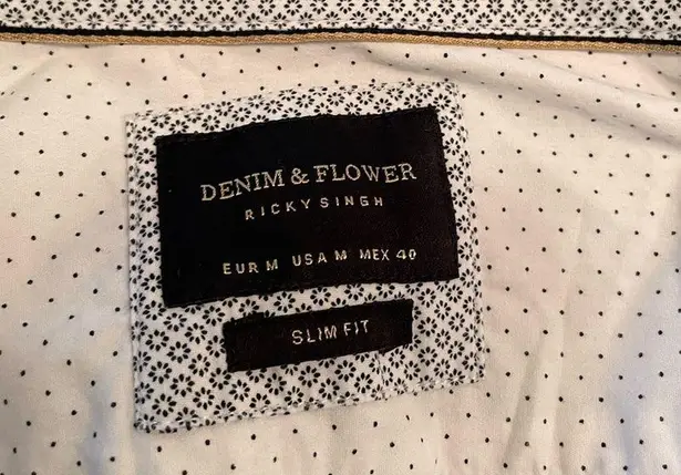 Denim & Flower Ricky Singh - Long Sleeved Blouse Ladies Size medium