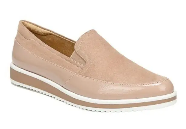 Naturalizer Rome Slip On Shoe Nude Size 9.5 W Excellent Condition Casual