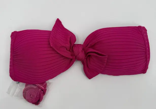 Robin Piccone Neelah Bandeau Bikini Top SZ Extra Small New Removable Straps NWOT