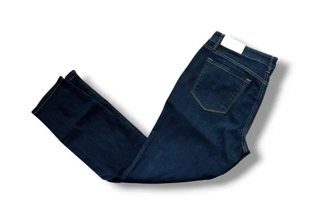 New Ann Taylor Loft Women's Curvy Skinny Dark Wash Denim Blue Jeans Size 10 NWT