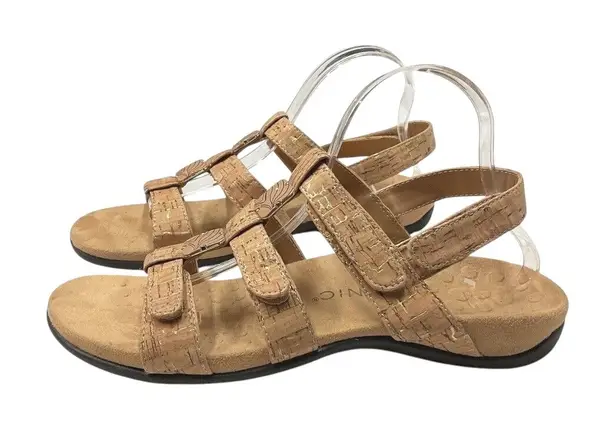 Vionic AMBER Backstrap Sandals Size 10 Adjustable Orthotic Arch Support Comfort