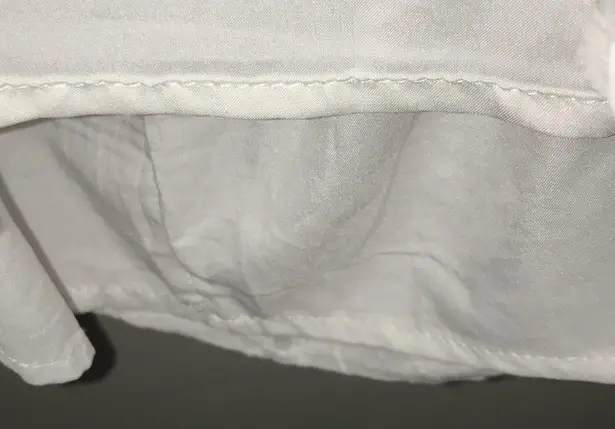 TALULAH Women’s White Floral Embroidered Puff Sleeve Open Back Tie Mini Dress