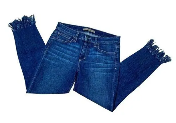 joe's jeans Mabel Skinny Crop Fun & Flirty Jeans w/ Fringe Hem - size 28