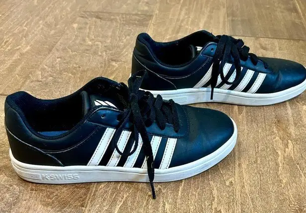 K-Swiss Women’s Court Pro Low Top Sneakers Athletic Shoe Black Size 8.5 EUC