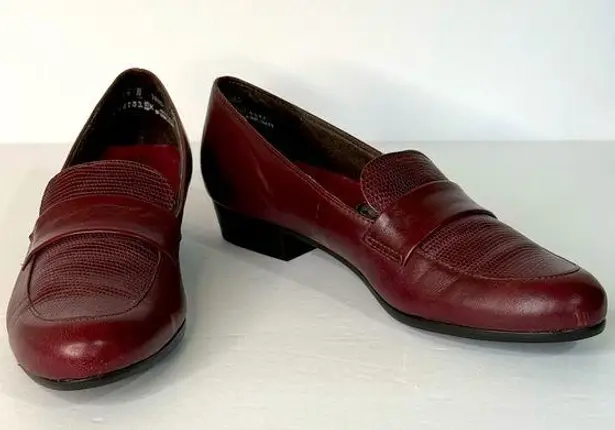 Munro Keira Style Women's Burgundy Loafers SZ 8.5