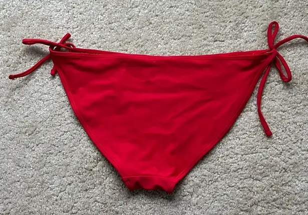 No Boundaries Red Bikini Bottoms