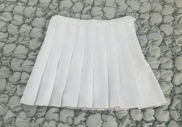 White Tennis Skirt with Shorts