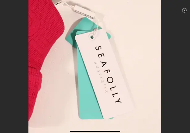 Seafolly NWT X Revolve Your Type V Neck Bikini Top