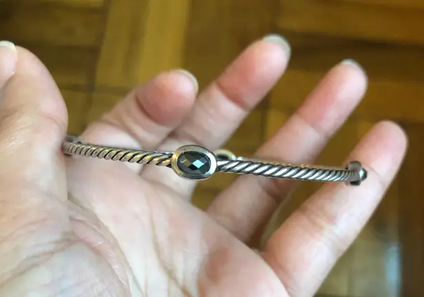 David Yurman Onyx Stone Bangle Bracelet