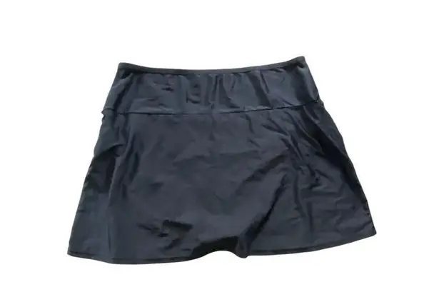 Time And Tru 2 Piece Tankini Snd Swim Skirt Set Black Size XL Beach Summer Cute