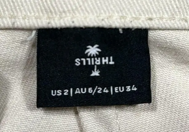 Thrills  Workshop Panel Pant in Tofu Sz 2