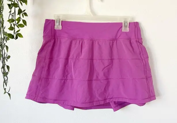 Lululemon  Pace Rival Skirt Skort Sz 6 Vivid Plum