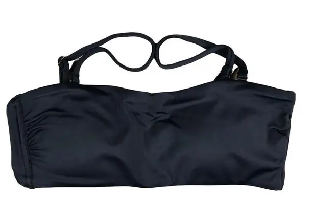 ANDIE Swim Top Women Sz S Black Bora Bora Convertible Retro Feminity Grunge NWT