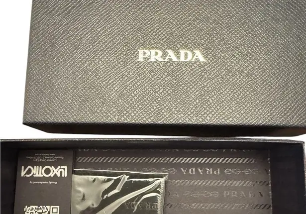 Prada  Etruscan Marble Cat Eye Sunglasses - New - Red