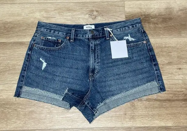 Pistola Women’s Kylee Relaxed High Rise Cuffed Short in Luna sz 32