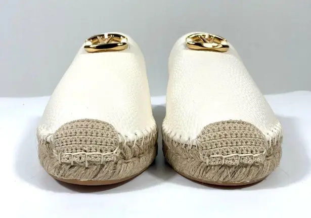 Valentino Garavani VLogo Moon Espadrille Mule Ivory 39 EU 9 US NEW