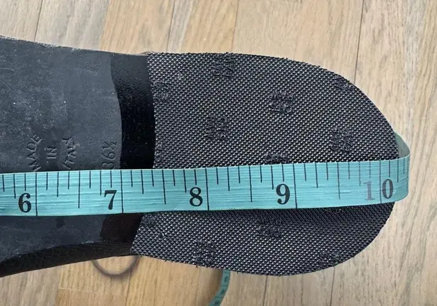 A SOLIANI MILANO Gothic Core Combat Brown Pebbled Leather Lace Up Boots SZ 36.5