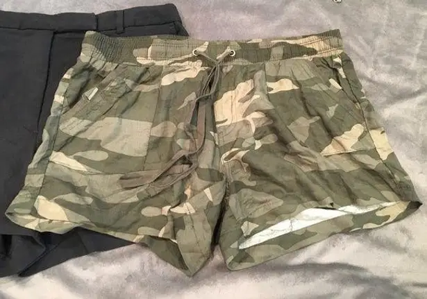 REWASH  camo print shorts