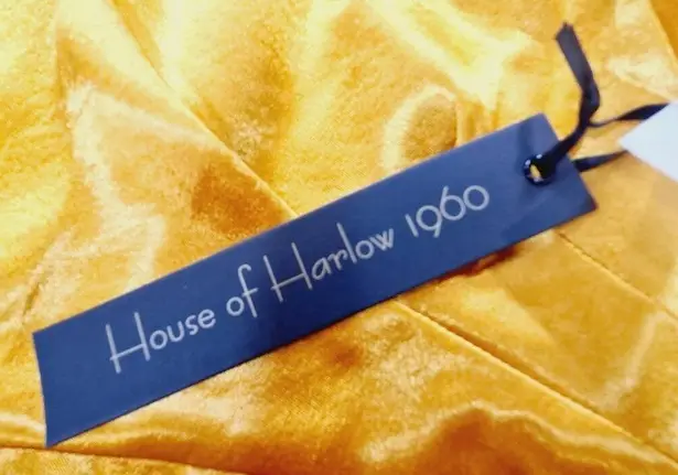 House of Harlow 1960 x REVOLVE Krisha Mini Dress in Yellow Gold XL