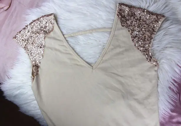 Others Follow sequin pale shift dress. Size Xs.