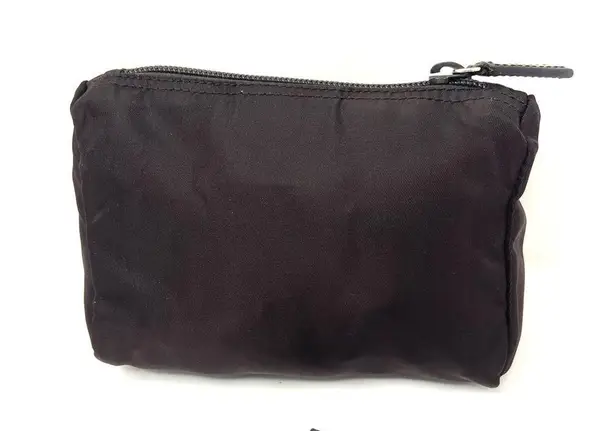 Prada  Brown Nylon Cosmetic Bag