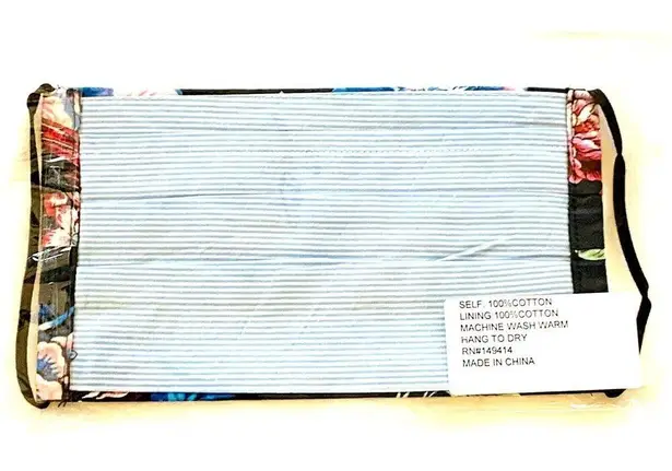 Johnny Was Face Mask Designer Floral Cotton Face Mask