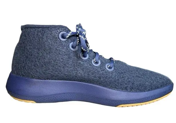 All Birds Women’s Wool Runner Up Mizzles High Top Sneakers Savanna Night Size 8 Blue