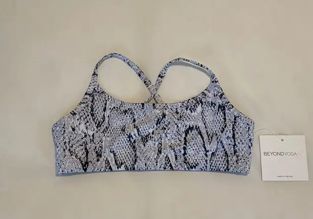 Beyond Yoga Ombre Snake Stone Sports Bra