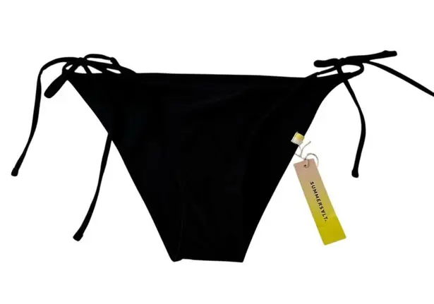 Summersalt NWT String Bikini Bottom Swimsuit Black Size 4