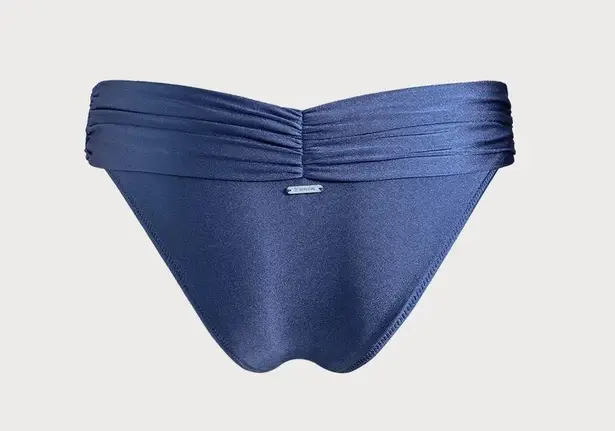 Berlook Blue Ruched Bikini Top & Bottom Size L