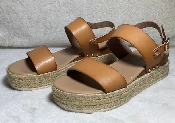Xappel Tan Espadrille Platform Sandal