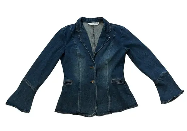 Newport News Jeanology Vintage 90’s/Y2K Denim Jacket, Sz 4