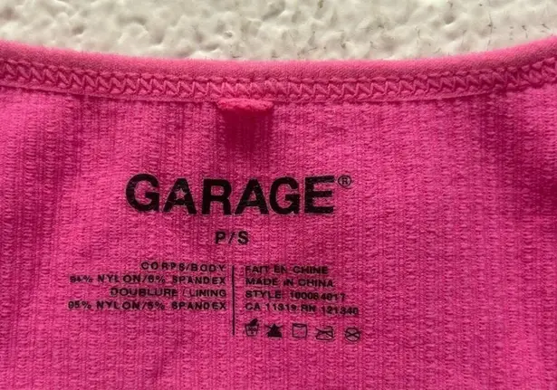 Garage  Hot Pink Crop Tank size S