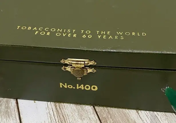 Vintage Nat Sherman Tobacco Cigar Box Handbag