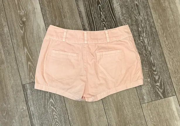 Cinq A Sept Sz 8 Twill Cotton Shorts In Blush Pink ! Peach Fabulous