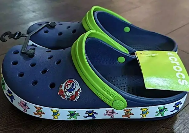 Grateful Dead Crocs 50th Anniversary M9 W11 NWT