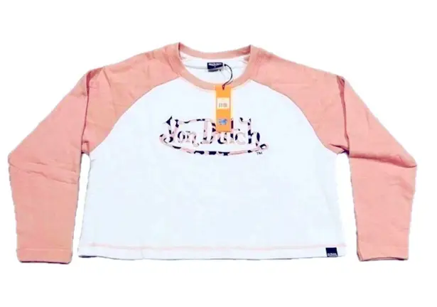 Von Dutch NWT Rose Pink Cheetah Crop Top