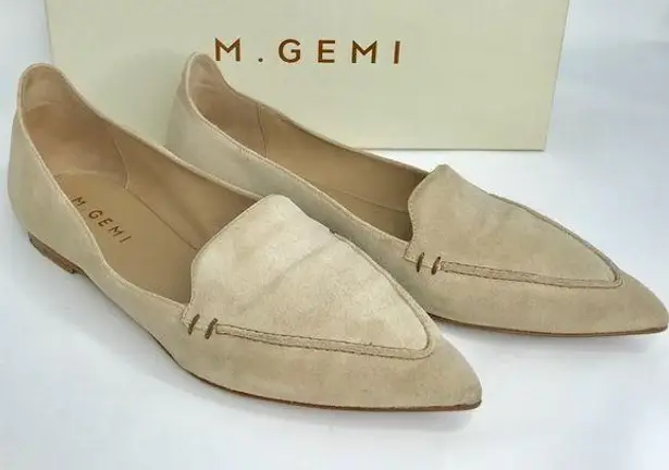 M.Gemi The Stellato Latte Suede Italy Size 38