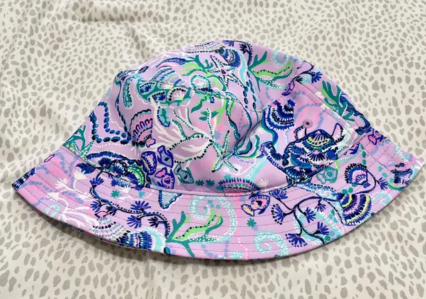 Lilly Pulitzer Lilac Freesia Mermaid Bucket Hat OS