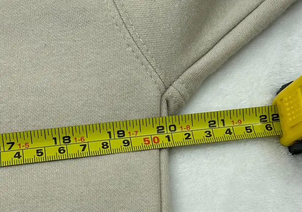 Real Is Rare Servin Worldwide Embroided Cream Pullover Hoodie Sweatshirt Adult S Tan