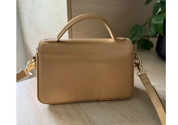 $178 New J Crew Leather Edie Top Handle Bag